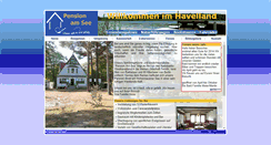 Desktop Screenshot of pensionamsee.de
